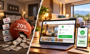 Stop Losing 20% to OTAs: How an Integrated Hotel Booking Engine Drives Direct Guest Conversions